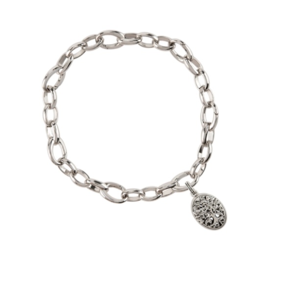 Origami Owl Charm Bracelet & Tree of Life Charm - Picture 1 of 4